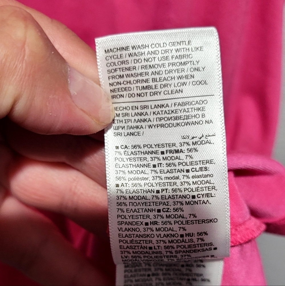 Athleta Air Out Cinch Pink Tank Medium - Picture 7 of 10